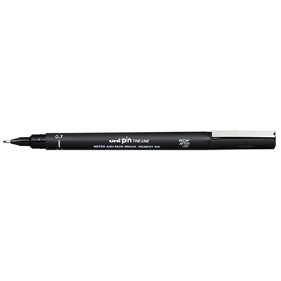 PENNA+UNI+PIN+FINELINER+07+NERO%3Cbr%3E%3Ci%3EMITSUBISHI%3C%2Fi%3E