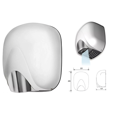 ASCIUGAMANI+ELETTRICO+DA+MURO+ECO+JET+1100W+COL%2EBIANCO%3Cbr%3E%3Ci%3EVAMA%3C%2Fi%3E
