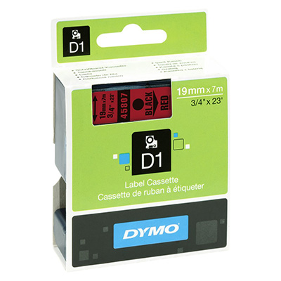 NASTRO+PER+DYMO+LP%2FLM+D1+19X7+NERO%2FROSSO%3Cbr%3E%3Ci%3EDYMO%3C%2Fi%3E