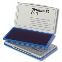 CUSCINETTO+PELIKAN+INCHIOSTRATO+N%2E3+BLU%3Cbr%3E%3Ci%3EPELIKAN%3C%2Fi%3E